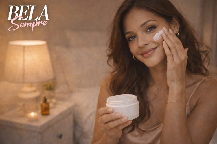 O skincare noturno vai muito além da estética. Ele é um convite para desacelerar, cuidar da pele e preparar o corpo para uma noite de sono
