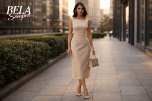Vestido Midi Elegante. Como Valorizar o Corpo e Criar Looks Sofisticados para Trabalho e Eventos. Saiba mais...